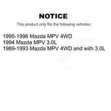 Load image into Gallery viewer, Front Inner Wheel Bearing Pair For Mazda MPV