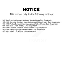 Load image into Gallery viewer, Front Inner Wheel Bearing Pair For Spectrum Chevrolet Isuzu I-Mark Geo Pontiac