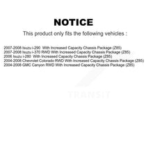Load image into Gallery viewer, Front Rear Wheel Bearing &amp; Hub Assembly Kit For Chevrolet Colorado GMC Canyon Isuzu i-280 K70-101348
