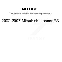Load image into Gallery viewer, Rear Wheel Bearing And Hub Assembly Pair For 2002-2007 Mitsubishi Lancer ES