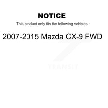 Charger l'image dans la galerie, Rear Wheel Bearing And Hub Assembly Pair For 2007-2016 Mazda CX-9 FWD