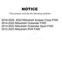 Charger l'image dans la galerie, Rear Wheel Bearing Hub Assembly Pair For Mitsubishi Outlander Sport Eclipse RVR