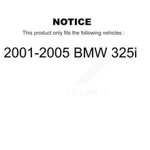 Load image into Gallery viewer, Front Rear Wheel Bearing Kit For 2001-2005 BMW 325i K70-101447