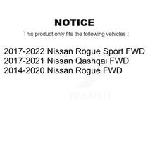 Load image into Gallery viewer, Front Rear Wheel Bearing &amp; Hub Assembly Kit For Nissan Rogue Sport Qashqai FWD