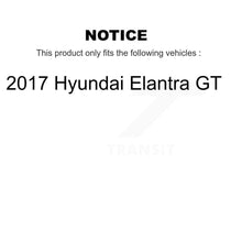 Charger l'image dans la galerie, Front Rear Wheel Bearing &amp; Hub Assembly Kit For 2017 Hyundai Elantra GT