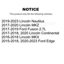 Load image into Gallery viewer, Front Wheel Bearing And Hub Assembly Pair For Ford Fusion Edge Lincoln MKX MKZ