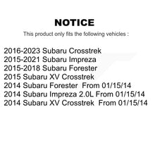 Load image into Gallery viewer, Front Wheel Bearing &amp; Hub Assembly Pair For Subaru Forester Crosstrek Impreza XV