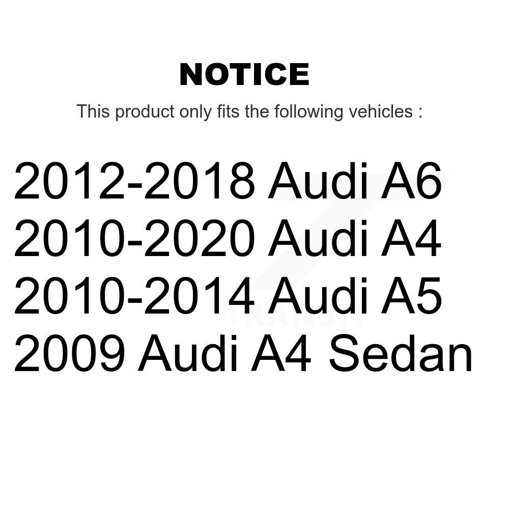 Rear Wheel Bearing And Hub Assembly Pair For Audi A4 A6 Quattro A5 allroad