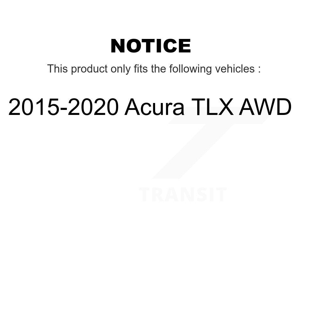 Rear Wheel Bearing And Hub Assembly Pair For 2015-2020 Acura TLX AWD