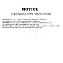 Load image into Gallery viewer, Front Rear Wheel Bearing And Hub Assembly Kit For Honda Civic
