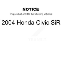 Load image into Gallery viewer, Front Rear Wheel Bearing And Hub Assembly Kit For 2004 Honda Civic SiR