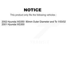 Load image into Gallery viewer, Front Rear Wheel Bearing And Hub Assembly Kit For Hyundai XG350 XG300