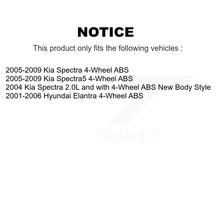 Load image into Gallery viewer, Front Rear Wheel Bearing And Hub Assembly Kit For Hyundai Elantra Kia Spectra