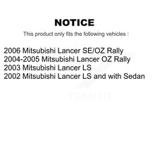 Load image into Gallery viewer, Front Rear Wheel Bearing And Hub Assembly Kit For Mitsubishi Lancer