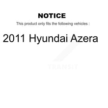 Load image into Gallery viewer, Front Rear Wheel Bearing And Hub Assembly Kit For 2011 Hyundai Azera