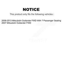 Charger l'image dans la galerie, Front Rear Wheel Bearing And Hub Assembly Kit For Mitsubishi Outlander FWD