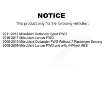Charger l'image dans la galerie, Front Rear Wheel Bearing Hub Assembly Kit For Mitsubishi Lancer Outlander Sport