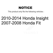 Load image into Gallery viewer, Front Rear Wheel Bearing And Hub Assembly Kit For Honda Fit Insight