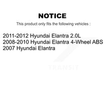 Charger l'image dans la galerie, Front Rear Wheel Bearing And Hub Assembly Kit For Hyundai Elantra