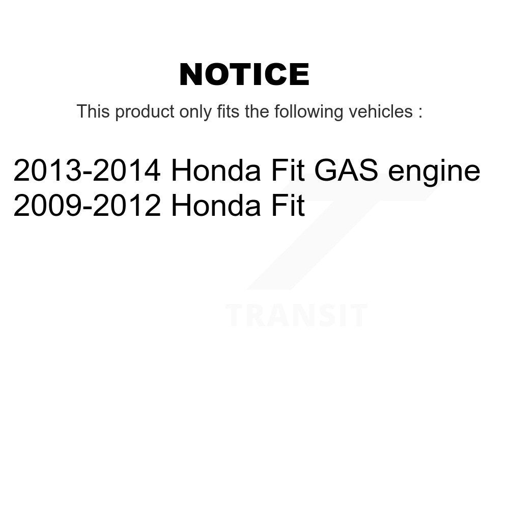 Front Rear Wheel Bearing And Hub Assembly Kit For Honda Fit
