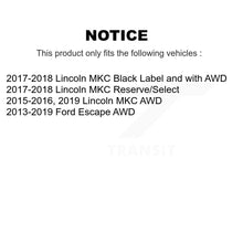Load image into Gallery viewer, Front Rear Wheel Bearing And Hub Assembly Kit For Ford Escape Lincoln MKC