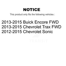 Load image into Gallery viewer, Front Rear Wheel Bearing Hub Assembly Kit For Chevrolet Sonic Buick Encore Trax