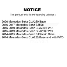 Charger l'image dans la galerie, Front Rear Wheel Bearing And Hub Assembly Kit For Mercedes-Benz GLA250 CLA250 B