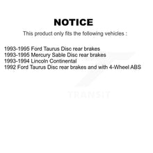 Load image into Gallery viewer, Front Rear Wheel Bearing Hub Assembly Kit For Ford Taurus Mercury Sable Lincoln