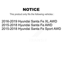 Charger l'image dans la galerie, Front Rear Wheel Bearing &amp; Hub Assembly Kit For Hyundai Santa Fe Sport XL AWD
