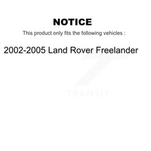 Load image into Gallery viewer, Front Rear Wheel Bearing Kit For 2002-2005 Land Rover Freelander