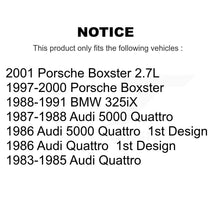 Charger l'image dans la galerie, Front Rear Wheel Bearing Kit For Porsche Boxster BMW 325iX Audi Quattro 5000