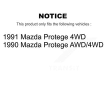 Charger l'image dans la galerie, Front Rear Wheel Bearing Kit For Volkswagen Golf Mazda Protege