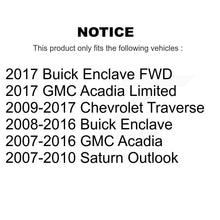Load image into Gallery viewer, Front Rear Wheel Bearing &amp; Hub Assembly Kit For Chevrolet Traverse GMC Acadia