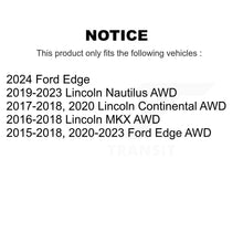 Charger l'image dans la galerie, Front Rear Wheel Bearing Hub Assembly Kit For Ford Edge Lincoln MKX Continental
