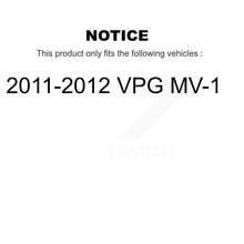 Load image into Gallery viewer, Front Rear Wheel Bearing &amp; Hub Assembly Kit For 2011-2012 VPG MV-1