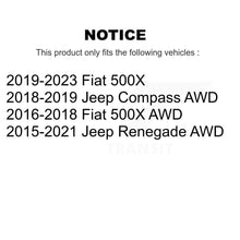 Charger l'image dans la galerie, Rear Wheel Bearing And Hub Assembly Pair For Jeep Renegade Compass Fiat 500X