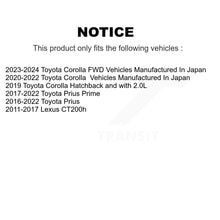 Charger l'image dans la galerie, Rear Wheel Bearing Hub Assembly Pair For Toyota Prius Corolla Lexus CT200h Prime