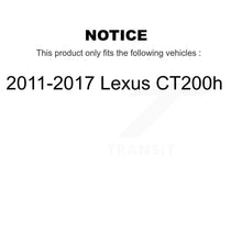 Charger l'image dans la galerie, Kit d'assemblage de roulement et moyeu de roue avant et arrière pour Lexus CT200h 2011-2017 
