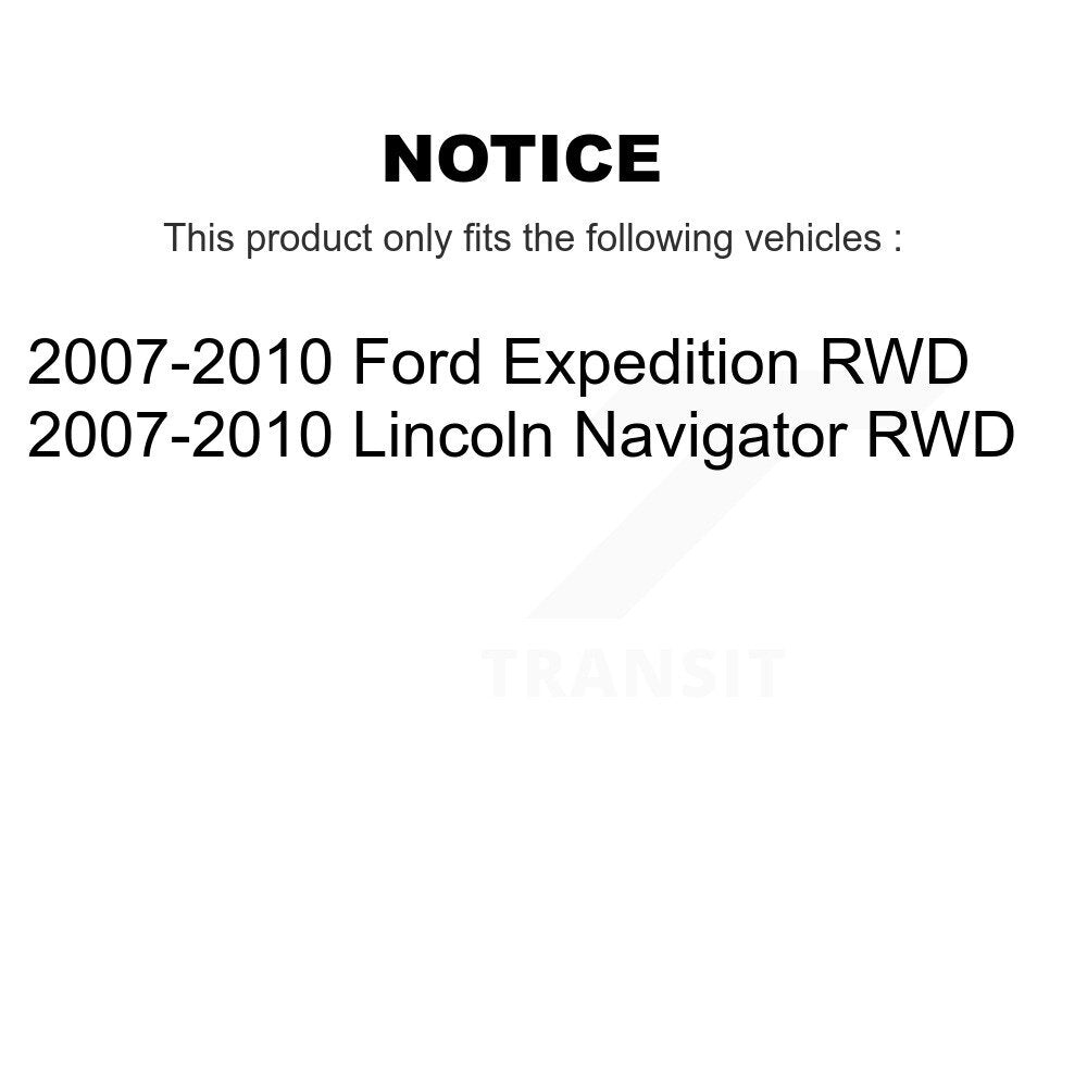 Front Rear Wheel Bearing Hub Assembly Kit For Ford Expedition Lincoln Navigator