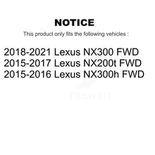 Charger l'image dans la galerie, Front Rear Wheel Bearing &amp; Hub Assembly Kit For Lexus NX200t NX300 NX300h FWD