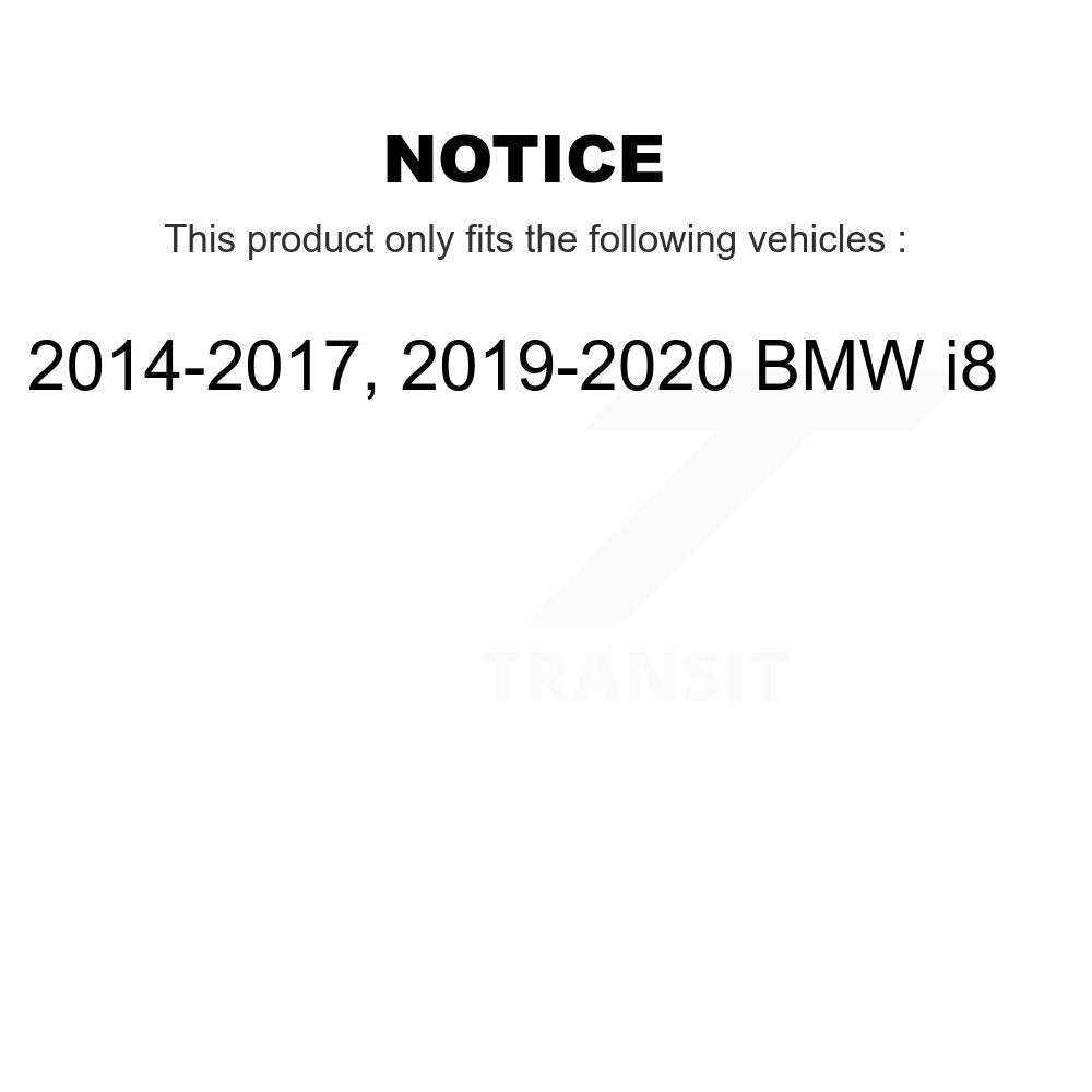 Front Rear Wheel Bearing & Hub Assembly Kit For 2014-2017 BMW i8 K70-101867