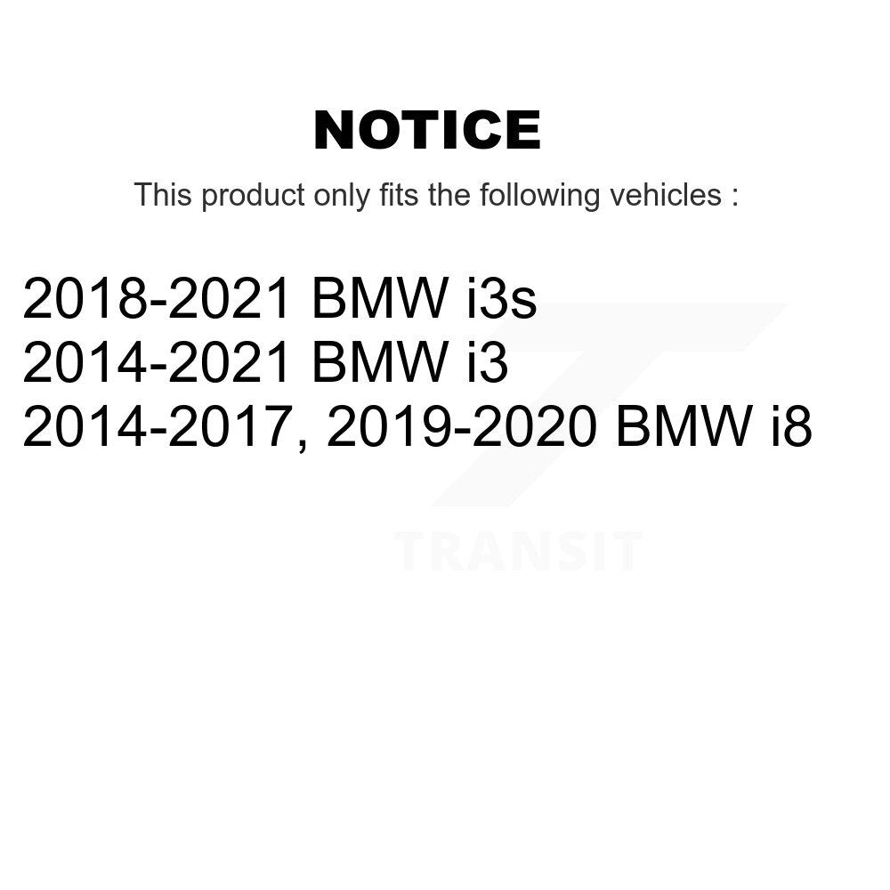 Rear Wheel Bearing And Hub Assembly Pair For BMW i3 i8 i3s K70-101888