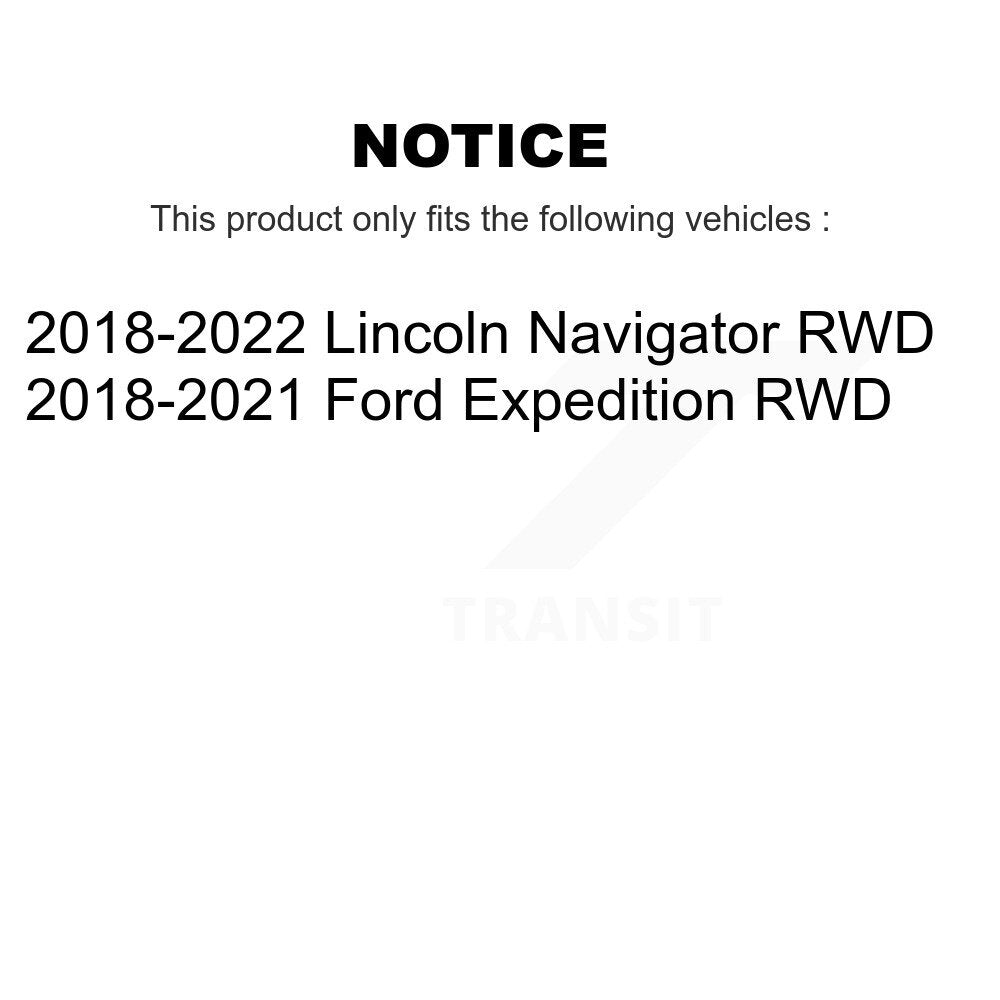 Front Rear Wheel Bearing Hub Assembly Kit For Ford Expedition Lincoln Navigator