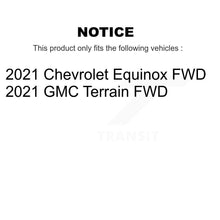 Charger l'image dans la galerie, Front Rear Wheel Bearing Hub Assembly Kit For Chevrolet Equinox GMC Terrain FWD