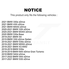 Charger l'image dans la galerie, Front Wheel Bearing Hub Assembly Pair For BMW X3 330i xDrive X4 530i 540i M340i