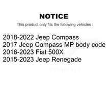 Charger l'image dans la galerie, Front Wheel Bearing And Hub Assembly Pair For Jeep Renegade Compass Fiat 500X