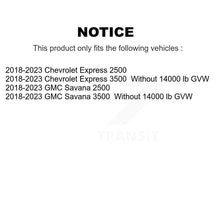 Charger l'image dans la galerie, Front Wheel Bearing Hub Assembly Pair For GMC Chevrolet Savana 2500 Express 3500