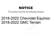 Charger l'image dans la galerie, Front Wheel Bearing And Hub Assembly Pair For Chevrolet Equinox GMC Terrain