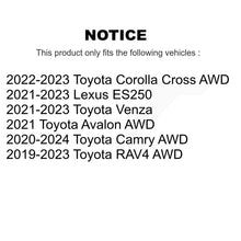 Charger l'image dans la galerie, Rear Wheel Bearing &amp; Hub Assembly Pair For Toyota RAV4 Camry Venza Corolla Cross