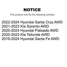 Charger l'image dans la galerie, Rear Wheel Bearing &amp; Hub Assembly Pair For Hyundai Santa Fe Palisade Kia Sorento